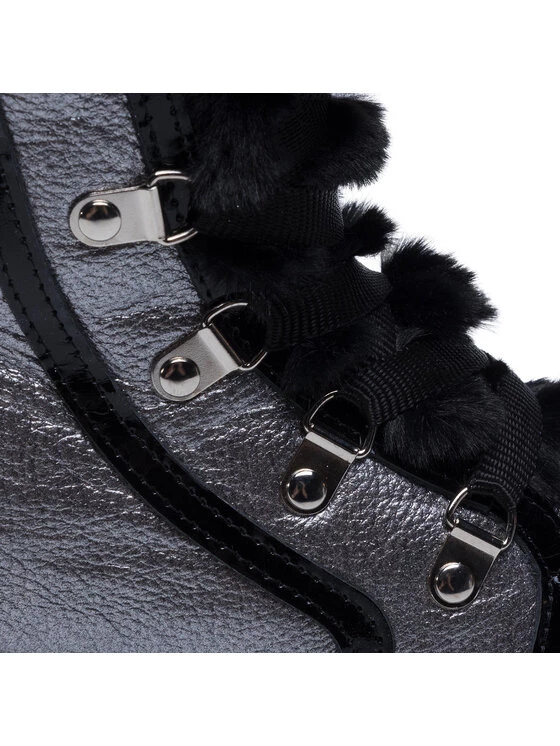 Eva Minge Γυναίκες Biker Μποτάκια Μποτάκια EM-54-08-000885 Ασημί 6 Eva Minge Γυναίκες Biker Μποτάκια Μποτάκια EM-54-08-000885 Ασημί - Image 6