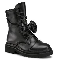 Eva Minge Γυναίκες Biker Μποτάκια Μποτάκια EM-08-08-000864 Μαύρο