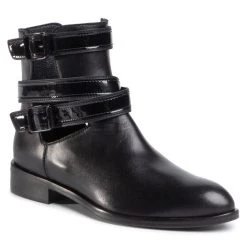 Eva Minge Γυναίκες Biker Μποτάκια Μποτάκια EM-21-08-000872 Μαύρο