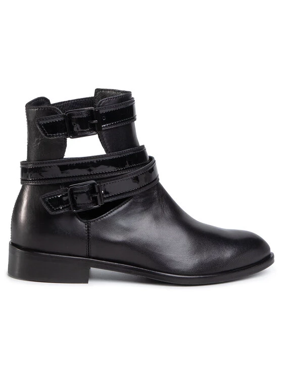 Eva Minge Γυναίκες Biker Μποτάκια Μποτάκια EM-21-08-000872 Μαύρο 2 Eva Minge Γυναίκες Biker Μποτάκια Μποτάκια EM-21-08-000872 Μαύρο - Image 2