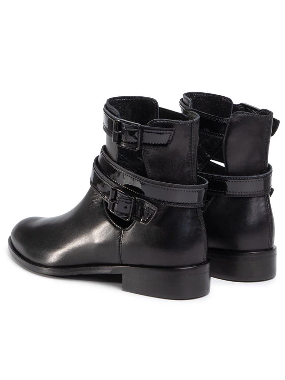 Eva Minge Γυναίκες Biker Μποτάκια Μποτάκια EM-21-08-000872 Μαύρο 3 Eva Minge Γυναίκες Biker Μποτάκια Μποτάκια EM-21-08-000872 Μαύρο - Image 3