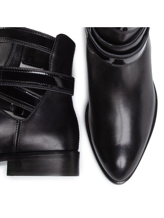 Eva Minge Γυναίκες Biker Μποτάκια Μποτάκια EM-21-08-000872 Μαύρο 5 Eva Minge Γυναίκες Biker Μποτάκια Μποτάκια EM-21-08-000872 Μαύρο - Image 5