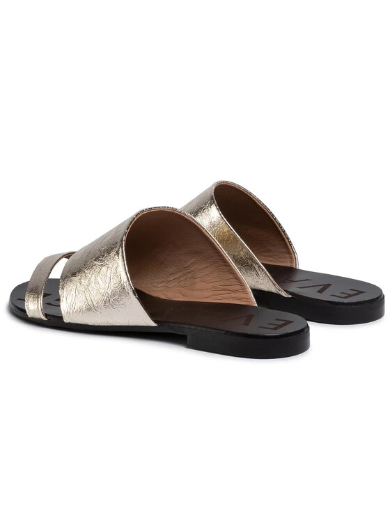 Eva Minge Γυναίκες Παντόφλες EM-08-07-000726 Χρυσό 3 Eva Minge Γυναίκες Παντόφλες EM-08-07-000726 Χρυσό - Image 3