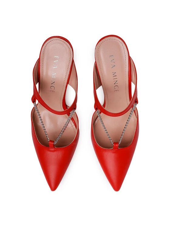 Eva Minge Γυναίκες Παντόφλες EM-49-07-000705 Κόκκινο 5 Eva Minge Γυναίκες Παντόφλες EM-49-07-000705 Κόκκινο - Image 5