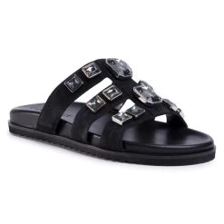 Eva Minge Γυναίκες Παντόφλες EM-21-07-000661 Μαύρο