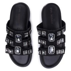 Eva Minge Γυναίκες Παντόφλες EM-21-07-000661 Μαύρο -Eva Minge Κατάστημα unnamed file 2868