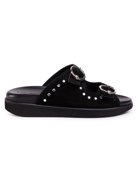 Eva Minge Γυναίκες Παντόφλες EM-21-07-000662 Μαύρο 2 Eva Minge Γυναίκες Παντόφλες EM-21-07-000662 Μαύρο - Image 2