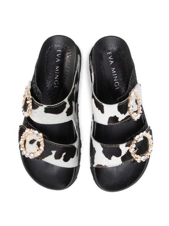 Eva Minge Γυναίκες Παντόφλες EM-23-07-000640 Μαύρο 5 Eva Minge Γυναίκες Παντόφλες EM-23-07-000640 Μαύρο - Image 5