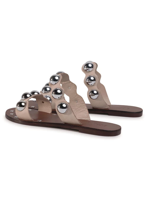 Eva Minge Γυναίκες Παντόφλες EM-11-07-000610 Μπεζ 3 Eva Minge Γυναίκες Παντόφλες EM-11-07-000610 Μπεζ - Image 3