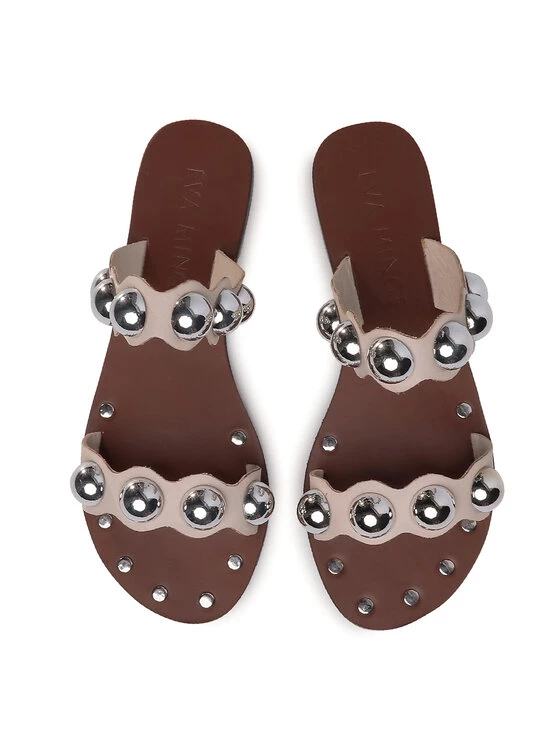 Eva Minge Γυναίκες Παντόφλες EM-11-07-000610 Μπεζ 5 Eva Minge Γυναίκες Παντόφλες EM-11-07-000610 Μπεζ - Image 5