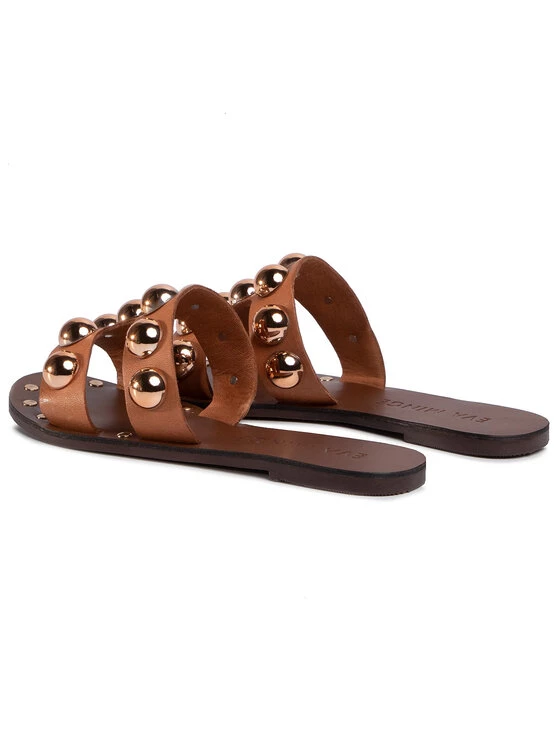 Eva Minge Γυναίκες Παντόφλες EM-11-07-000611 Καφέ 3 Eva Minge Γυναίκες Παντόφλες EM-11-07-000611 Καφέ - Image 3