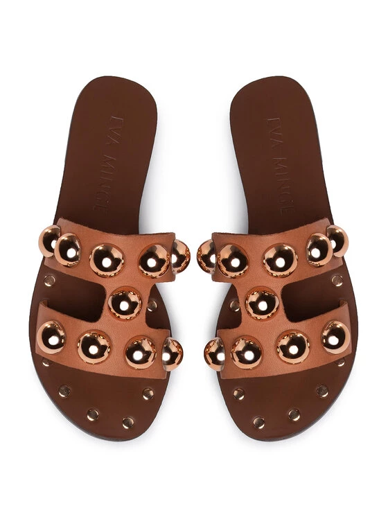 Eva Minge Γυναίκες Παντόφλες EM-11-07-000611 Καφέ 5 Eva Minge Γυναίκες Παντόφλες EM-11-07-000611 Καφέ - Image 5