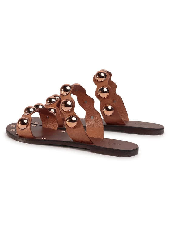 Eva Minge Γυναίκες Παντόφλες EM-11-07-000610 Καφέ 3 Eva Minge Γυναίκες Παντόφλες EM-11-07-000610 Καφέ - Image 3