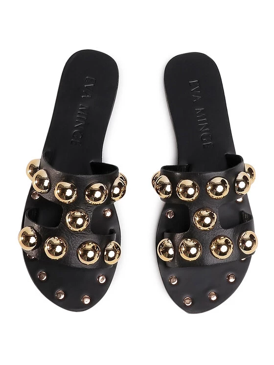 Eva Minge Γυναίκες Παντόφλες EM-11-07-000611 Μαύρο 5 Eva Minge Γυναίκες Παντόφλες EM-11-07-000611 Μαύρο - Image 5