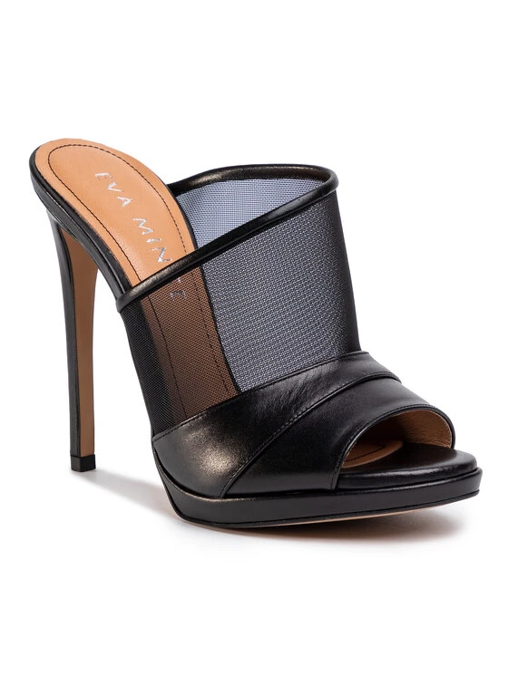 Eva Minge Γυναίκες Παντόφλες EM-45-06-000550 Μαύρο 1 Eva Minge Γυναίκες Παντόφλες EM-45-06-000550 Μαύρο