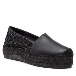 Eva Minge Γυναίκες Κλειστά Παπούτσια Εσπαντρίγιες EM-46-11-001470 Μαύρο