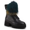 Eva Minge Γυναίκες Biker Μποτάκια Μποτάκια EM-40-06-000445 Μαύρο