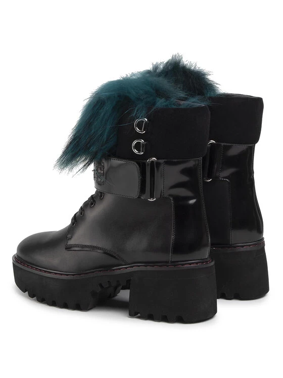 Eva Minge Γυναίκες Biker Μποτάκια Μποτάκια EM-40-06-000445 Μαύρο 3 Eva Minge Γυναίκες Biker Μποτάκια Μποτάκια EM-40-06-000445 Μαύρο - Image 3