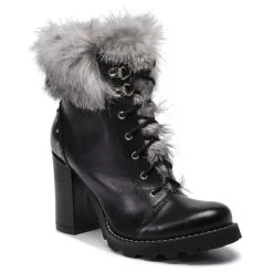 Eva Minge Γυναίκες Biker Μποτάκια Μποτάκια EM-21-06-000233 Μαύρο