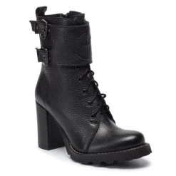 Eva Minge Γυναίκες Biker Μποτάκια Μποτάκια EM-21-06-000232 Μαύρο
