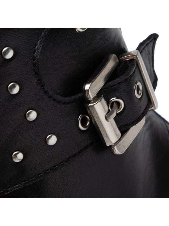 Eva Minge Γυναίκες Biker Μποτάκια Μποτάκια EM-21-06-000232 Μαύρο 5 Eva Minge Γυναίκες Biker Μποτάκια Μποτάκια EM-21-06-000232 Μαύρο - Image 5