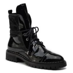 Eva Minge Γυναίκες Biker Μποτάκια Μποτάκια EM-21-06-000217 Μαύρο