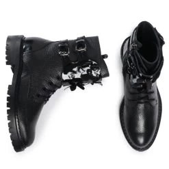 Eva Minge Γυναίκες Biker Μποτάκια Ορειβατικά παπούτσια EM-21-06-000221 Μαύρο -Eva Minge Κατάστημα unnamed file 3102