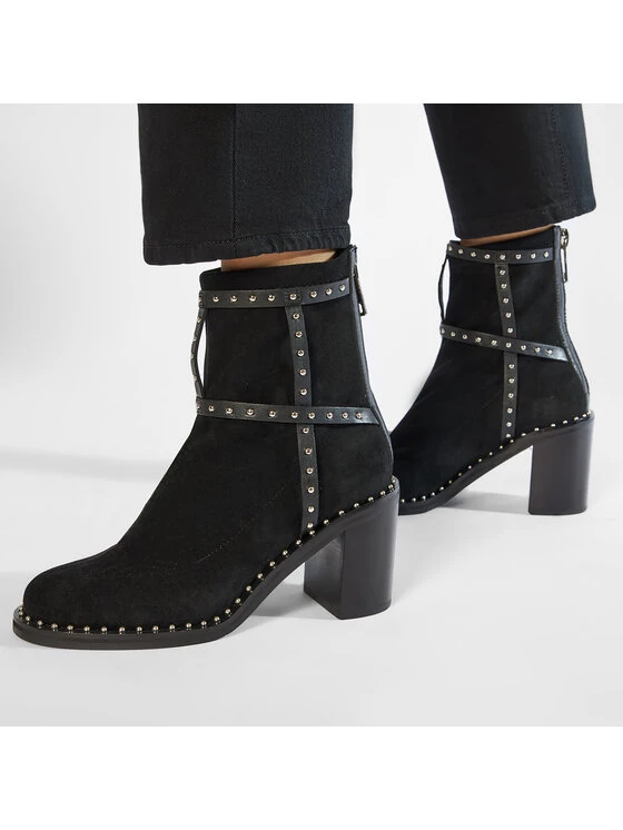 Eva Minge Γυναίκες Biker Μποτάκια Μποτάκια EM-41-06-000471 Μαύρο 2 Eva Minge Γυναίκες Biker Μποτάκια Μποτάκια EM-41-06-000471 Μαύρο - Image 2