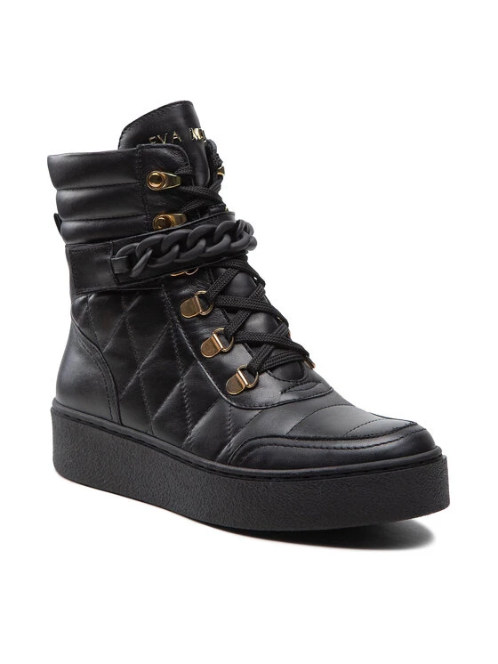 Eva Minge Γυναίκες Biker Μποτάκια Μποτάκια EM-22-12001561 Μαύρο 1 Eva Minge Γυναίκες Biker Μποτάκια Μποτάκια EM-22-12001561 Μαύρο