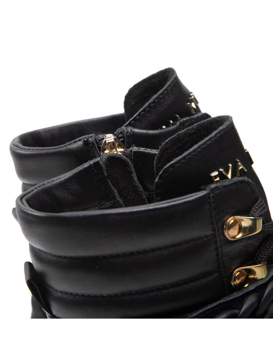 Eva Minge Γυναίκες Biker Μποτάκια Μποτάκια EM-22-12001561 Μαύρο 5 Eva Minge Γυναίκες Biker Μποτάκια Μποτάκια EM-22-12001561 Μαύρο - Image 5