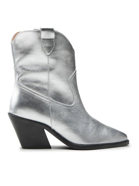 Eva Minge Γυναίκες Biker Μποτάκια Μποτάκια EM-57-12-001540 Ασημί 2 Eva Minge Γυναίκες Biker Μποτάκια Μποτάκια EM-57-12-001540 Ασημί - Image 2