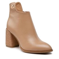 Eva Minge Γυναίκες Biker Μποτάκια Μποτάκια EM-44-12-001520 Μπεζ