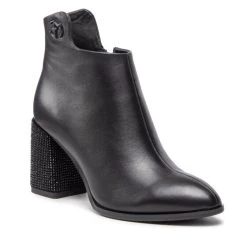 Eva Minge Γυναίκες Biker Μποτάκια Μποτάκια EM-44-12-001520 Μαύρο