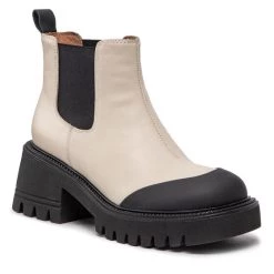 Eva Minge Γυναίκες Biker Μποτάκια Μποτάκια EM-44-12-001521 Μπεζ