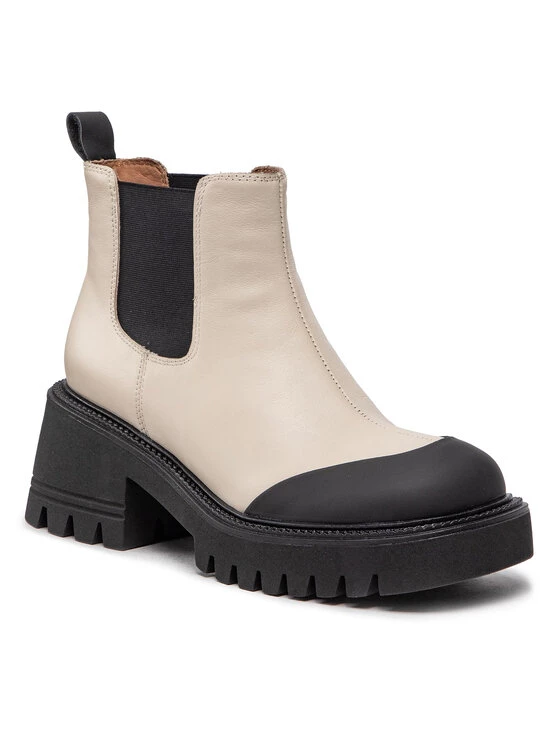 Eva Minge Γυναίκες Biker Μποτάκια Μποτάκια EM-44-12-001521 Μπεζ 1 Eva Minge Γυναίκες Biker Μποτάκια Μποτάκια EM-44-12-001521 Μπεζ