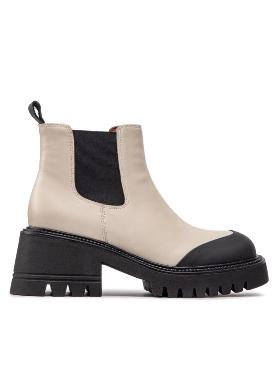 Eva Minge Γυναίκες Biker Μποτάκια Μποτάκια EM-44-12-001521 Μπεζ 2 Eva Minge Γυναίκες Biker Μποτάκια Μποτάκια EM-44-12-001521 Μπεζ - Image 2