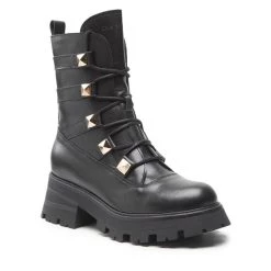 Eva Minge Γυναίκες Biker Μποτάκια Μποτάκια EM-56-12-001565 Μαύρο