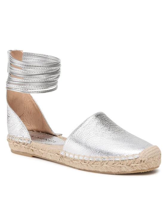 Eva Minge Γυναίκες Κλειστά Παπούτσια Εσπαντρίγιες EM-61-09-001207 Ασημί 1 Eva Minge Γυναίκες Κλειστά Παπούτσια Εσπαντρίγιες EM-61-09-001207 Ασημί