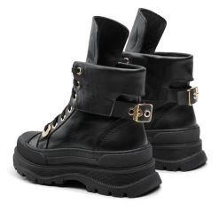 Eva Minge Γυναίκες Biker Μποτάκια Ορειβατικά παπούτσια EM-08-12-001504 Μαύρο -Eva Minge Κατάστημα unnamed file 3333