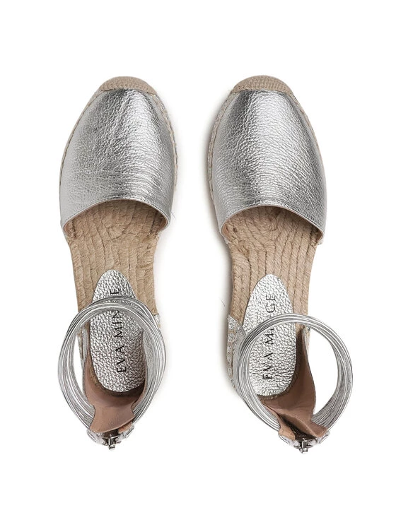 Eva Minge Γυναίκες Κλειστά Παπούτσια Εσπαντρίγιες EM-61-09-001207 Ασημί 6 Eva Minge Γυναίκες Κλειστά Παπούτσια Εσπαντρίγιες EM-61-09-001207 Ασημί - Image 6
