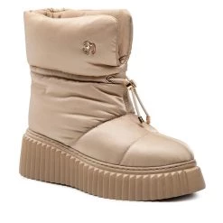 Eva Minge Γυναίκες Biker Μποτάκια Παπούτσια EM-40-12-001518 Μπεζ