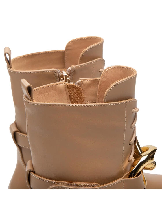 Eva Minge Γυναίκες Biker Μποτάκια Μποτάκια EM-44-12-001522 Μπεζ 5 Eva Minge Γυναίκες Biker Μποτάκια Μποτάκια EM-44-12-001522 Μπεζ - Image 5