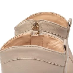 Eva Minge Γυναίκες Biker Μποτάκια Μποτάκια EM-74-12-001528 Μπεζ -Eva Minge Κατάστημα unnamed file 3514