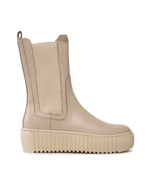 Eva Minge Γυναίκες Biker Μποτάκια Μποτάκια EM-79-12-001575 Μπεζ 2 Eva Minge Γυναίκες Biker Μποτάκια Μποτάκια EM-79-12-001575 Μπεζ - Image 2