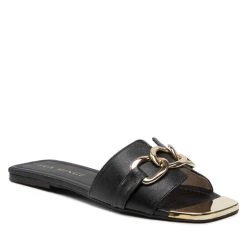 Eva Minge Γυναίκες Παντόφλες EM-75-11-001399 Μαύρο