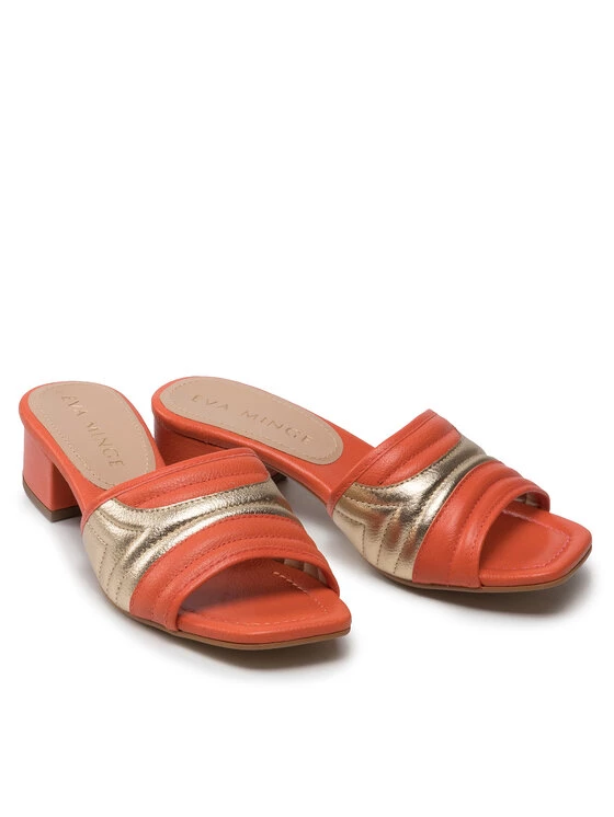 Eva Minge Γυναίκες Παντόφλες EM-68-11-001410 Πορτοκαλί 5 Eva Minge Γυναίκες Παντόφλες EM-68-11-001410 Πορτοκαλί - Image 5