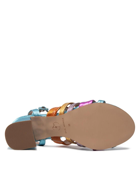 Eva Minge Γυναίκες Σανδάλια EM-68-11-001417 Μπλε 4 Eva Minge Γυναίκες Σανδάλια EM-68-11-001417 Μπλε - Image 4