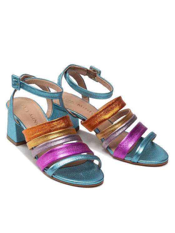 Eva Minge Γυναίκες Σανδάλια EM-68-11-001417 Μπλε 5 Eva Minge Γυναίκες Σανδάλια EM-68-11-001417 Μπλε - Image 5