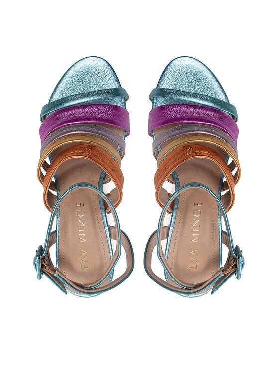 Eva Minge Γυναίκες Σανδάλια EM-68-11-001417 Μπλε 6 Eva Minge Γυναίκες Σανδάλια EM-68-11-001417 Μπλε - Image 6