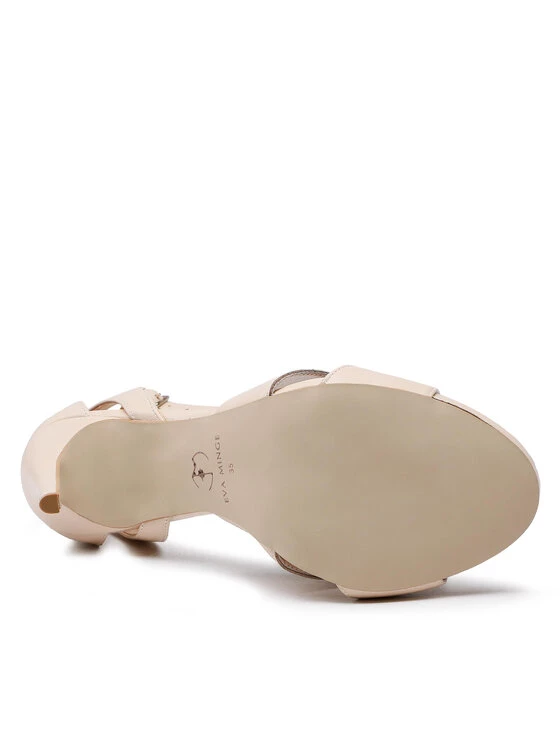 Eva Minge Γυναίκες Σανδάλια EM-45-11-001454 Μπεζ 4 Eva Minge Γυναίκες Σανδάλια EM-45-11-001454 Μπεζ - Image 4